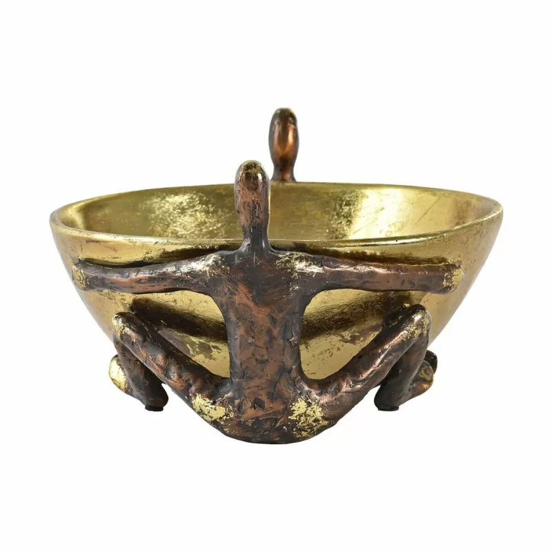 Decorative Figure DKD Home Decor Bowl Golden...