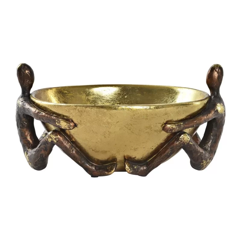 Decorative Figure DKD Home Decor Bowl Golden...