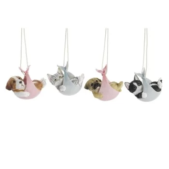 Decorative Figure DKD Home Decor Multicolour Dog 18 x...