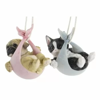 Decorative Figure DKD Home Decor Multicolour Dog 18 x... 2
