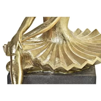 Decorative Figure DKD Home Decor Ballerina Golden Resin... 2
