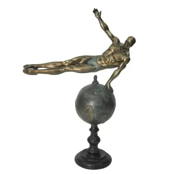 Decorative Figure DKD Home Decor Golden Resin Gymnast...