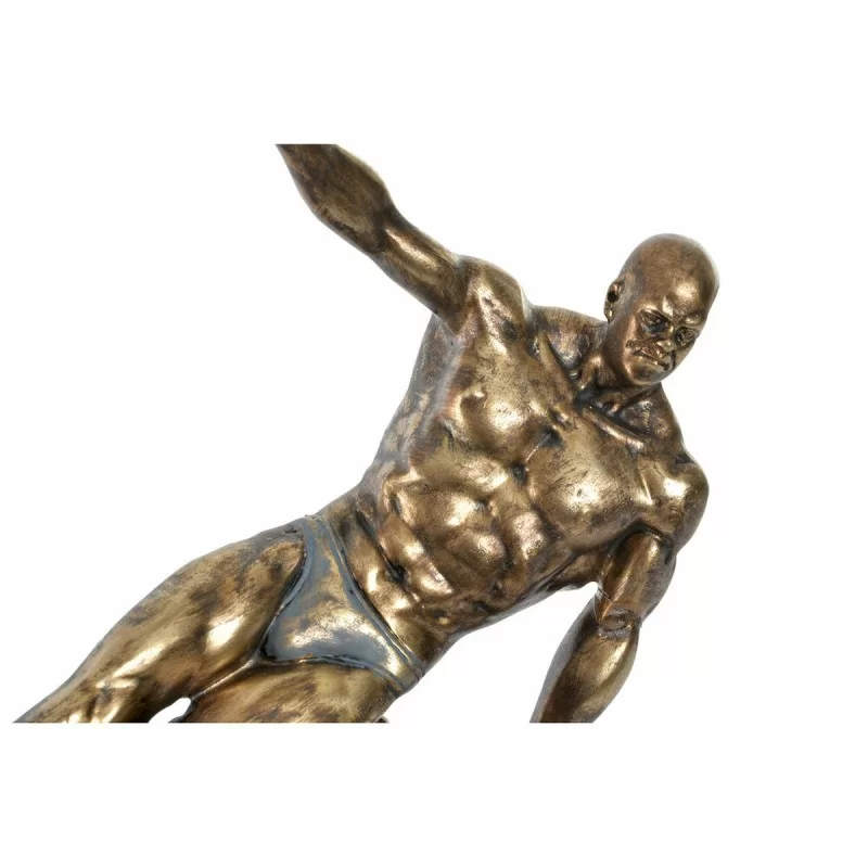 Decorative Figure DKD Home Decor Golden Resin...