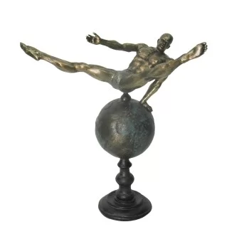Decorative Figure DKD Home Decor World Golden Resin...