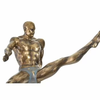 Decorative Figure DKD Home Decor World Golden Resin... 2