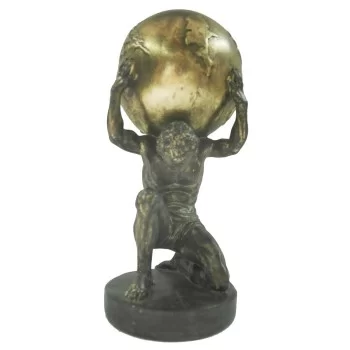 Decorative Figure DKD Home Decor Atlas 15 x 14 x 28 cm...