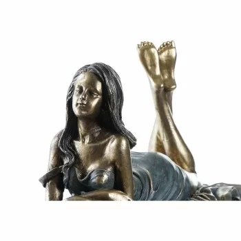 Decorative Figure DKD Home Decor Lady Copper Resin (30,5... 2