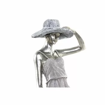 Decorative Figure DKD Home Decor Lady Silver Bicycle... 2