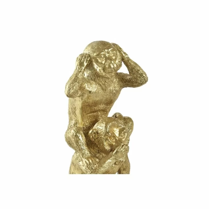 Decorative Figure DKD Home Decor Golden Monkeys...