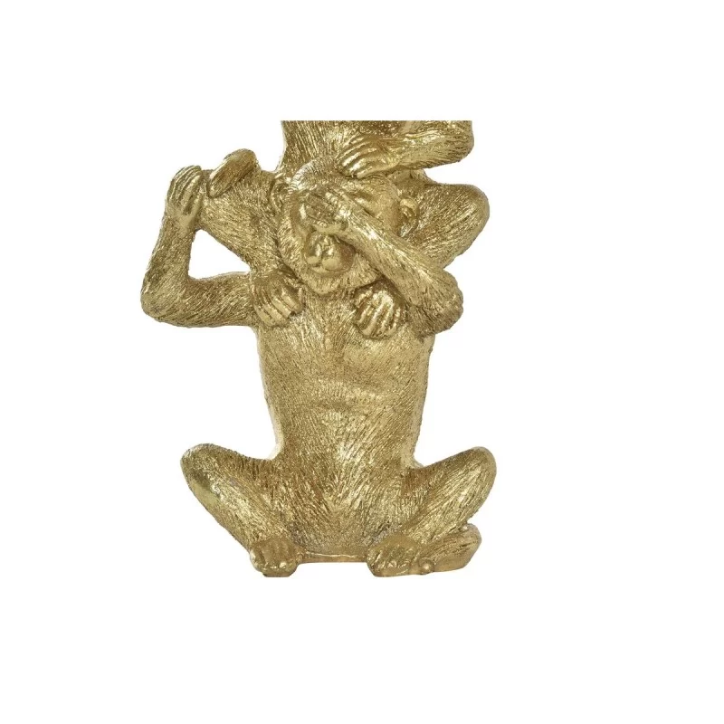 Decorative Figure DKD Home Decor Golden Monkeys...