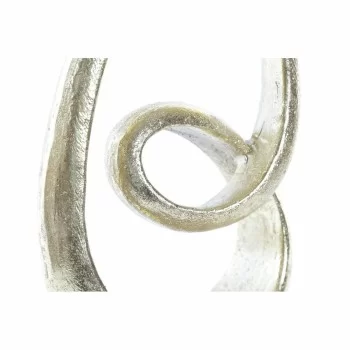 Decorative Figure DKD Home Decor Grey Golden 12 x 8 x 25 cm 2