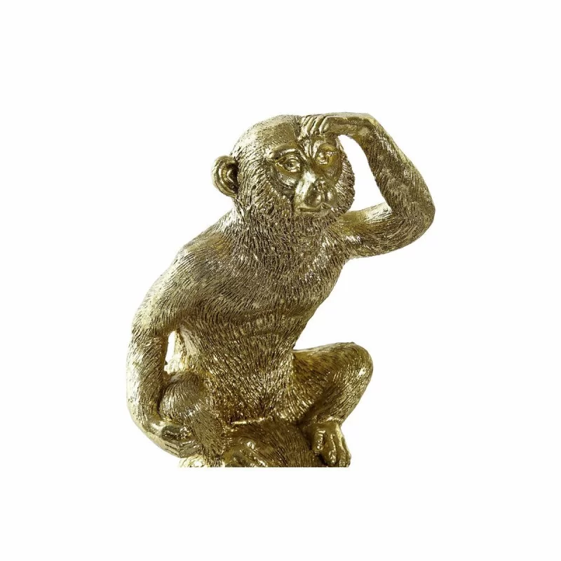 Decorative Figure DKD Home Decor Golden 13,5 x...
