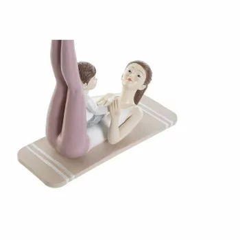 Decorative Figure DKD Home Decor Pink Yoga Scandi 15,5 x... 2