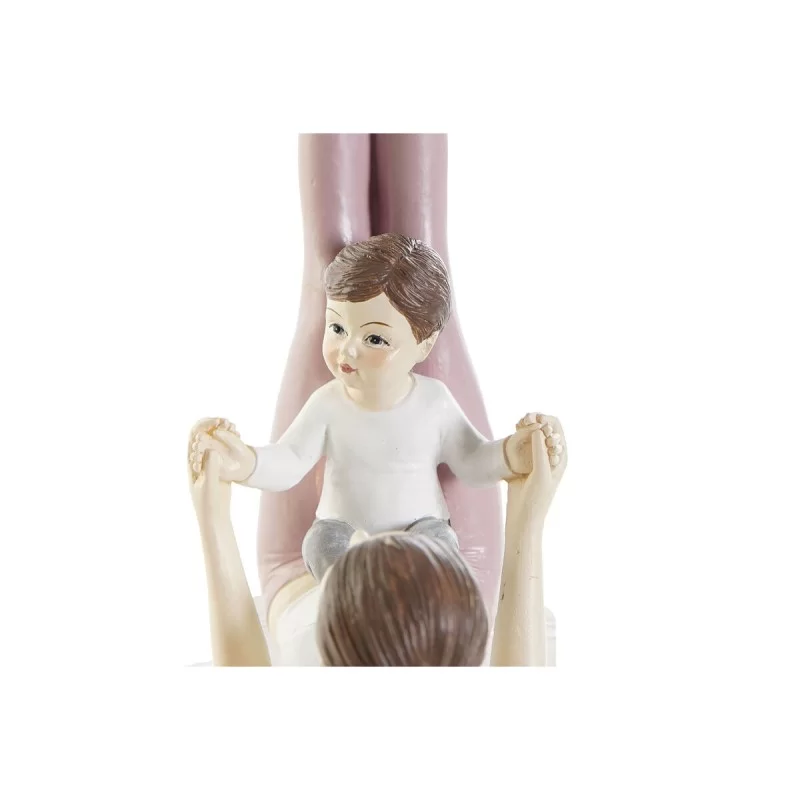 Decorative Figure DKD Home Decor Pink Yoga...