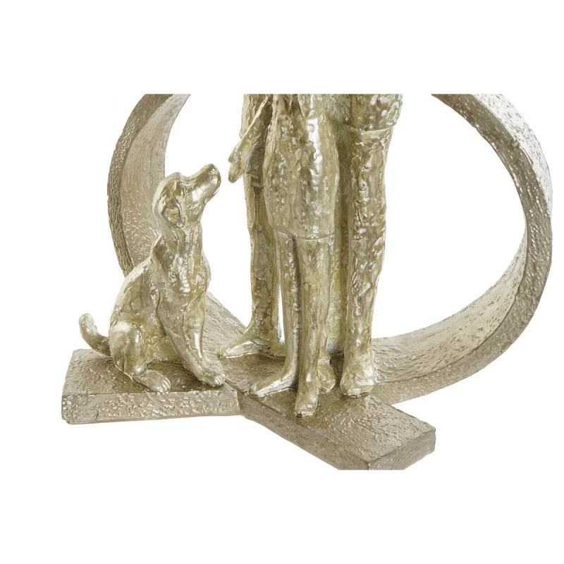 Decorative Figure DKD Home Decor Golden Resin...