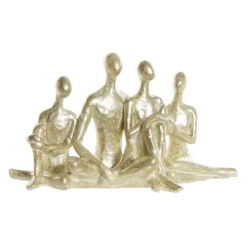 Decorative Figure DKD Home Decor Golden Family 21 x 8 x...