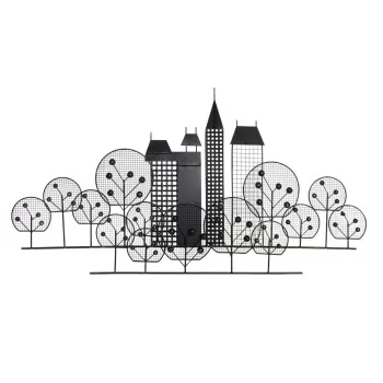 Wall Decoration DKD Home Decor Black Golden Loft 105 x 6...