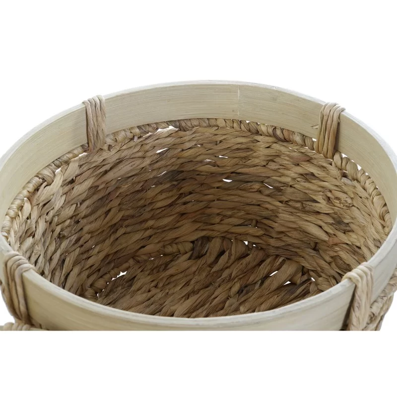 Basket set DKD Home Decor Bamboo Tropical...