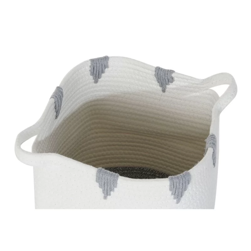 Basket DKD Home Decor 34 x 34 x 40 cm Boho (3...