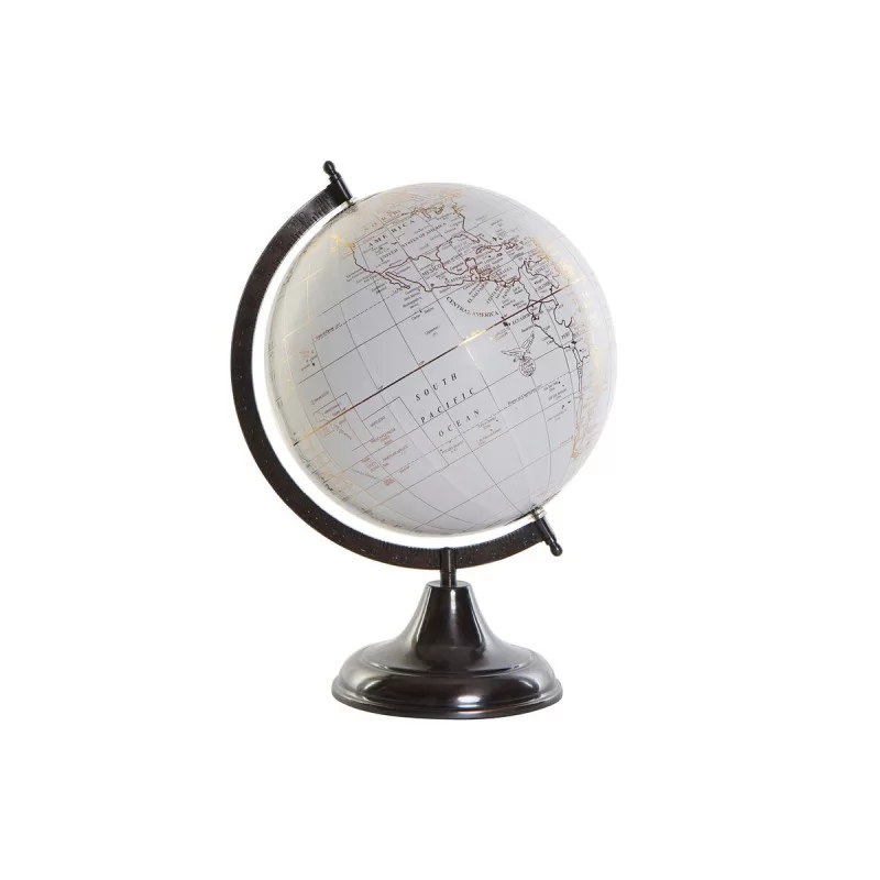 Globe DKD Home Decor Pink Metal White PVC (28 x 25 x 33 cm)