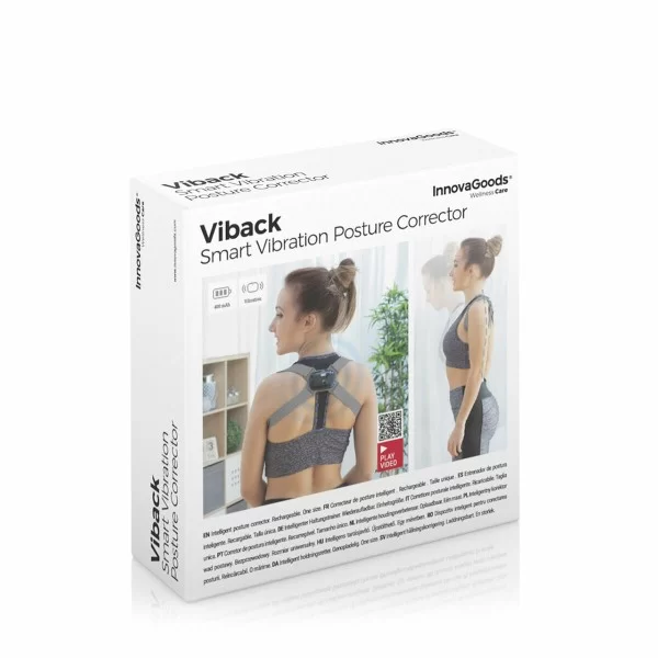 Intelligent Rechargeable Posture Trainer with Vibration Viback InnovaGoods (Refurbished B)