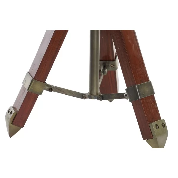 Globe DKD Home Decor Brown Golden Colonial Tripod 20 x 20 x 50 cm