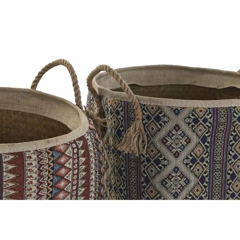 Basket DKD Home Decor 40 x 40 x 48 cm Jute...
