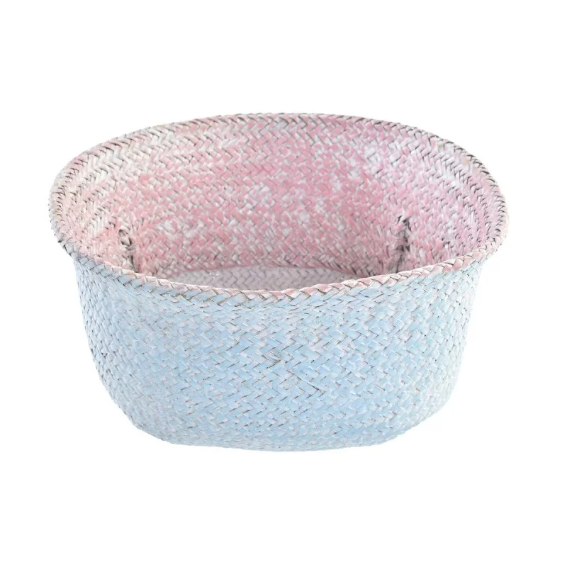 Basket DKD Home Decor Wood Mediterranean 25 x...
