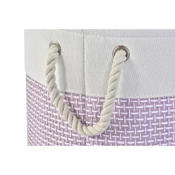 Basket set DKD Home Decor Polyester 40 x 40 x 49 cm (2... 2