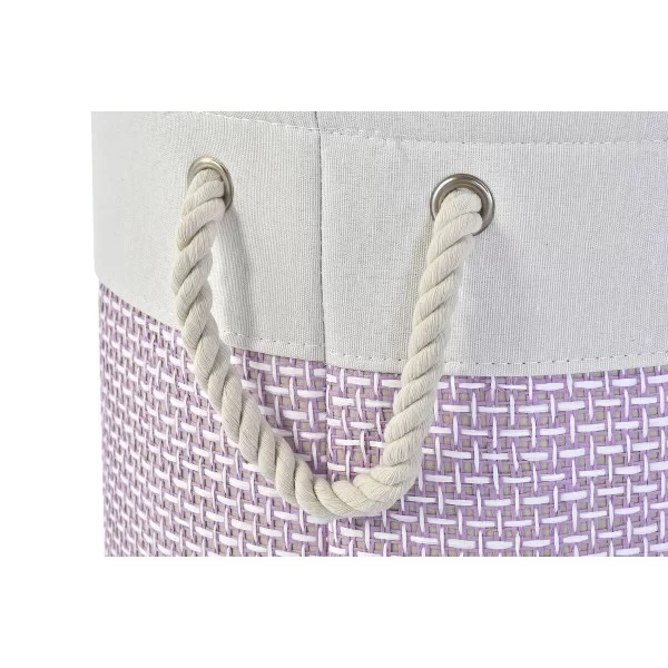 Basket set DKD Home Decor Polyester 40 x 40 x 49 cm (2 Units)