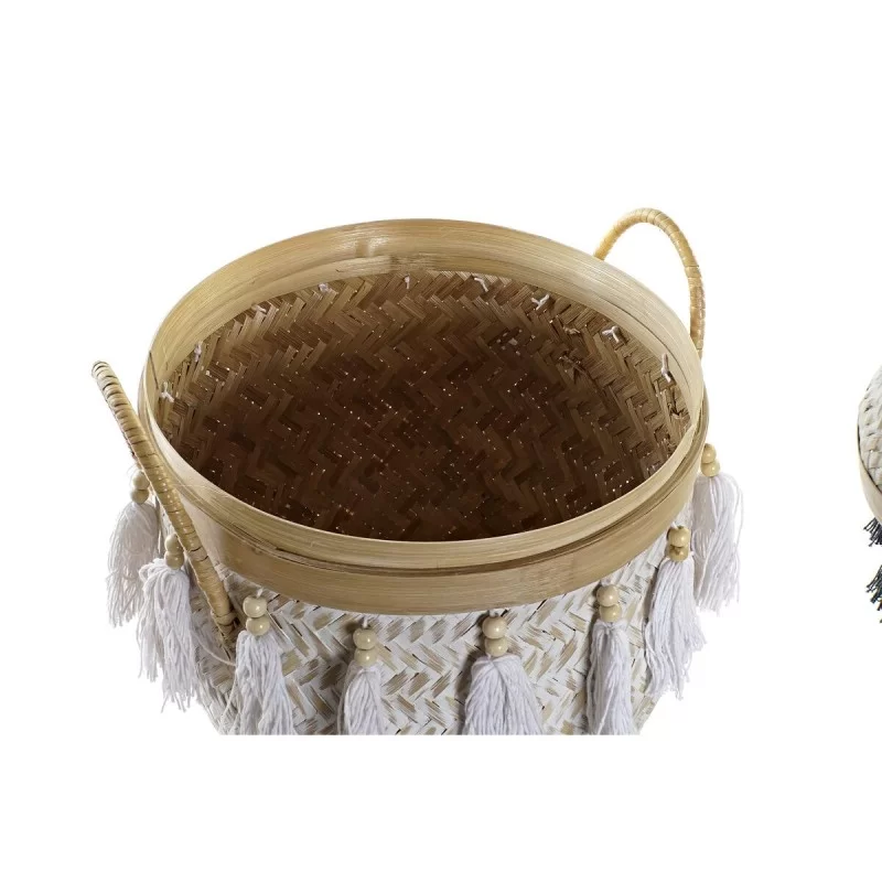 Basket set DKD Home Decor 39 x 39 x 55 cm...