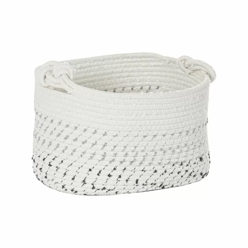 Basket set DKD Home Decor White Black Boho 36 x...