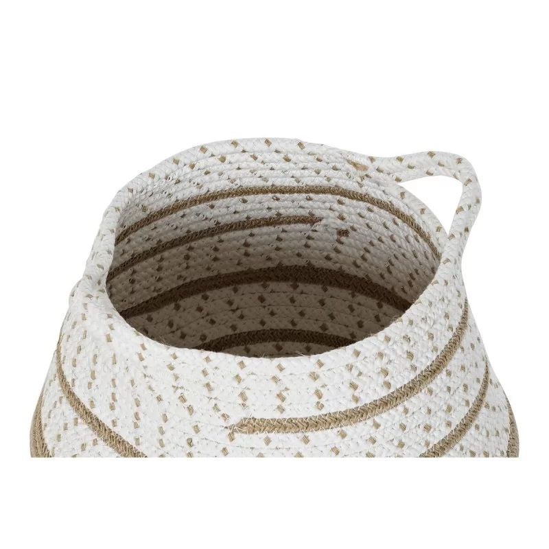Basket set DKD Home Decor 40 x 40 x 40 cm Jute...
