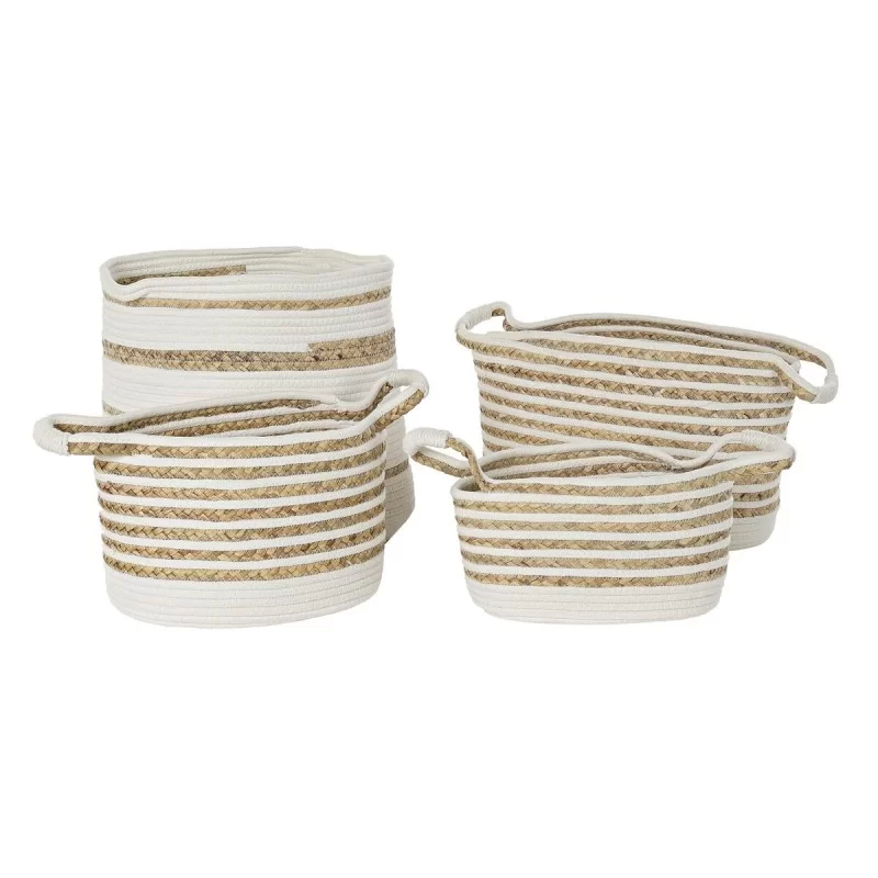 Basket set DKD Home Decor 36 x 36 x 34 cm Boho...