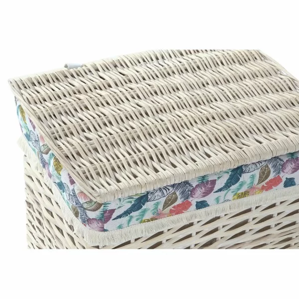 Basket set DKD Home Decor Polyester wicker (47 x 35 x 56 cm)