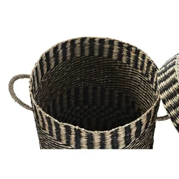 Basket set DKD Home Decor Colonial Fibre (45 x 45 x 56 cm) 2