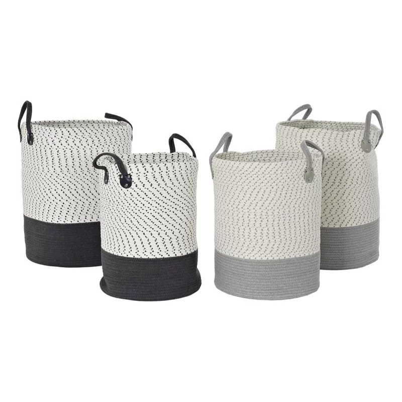 Basket set DKD Home Decor 40 x 40 x 52 cm (2...