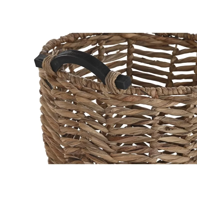 Basket set DKD Home Decor Wood Colonial Fibre...