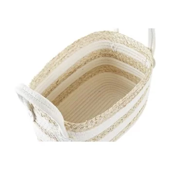 Basket DKD Home Decor 33 x 16 x 19 cm Natural Fibre 2
