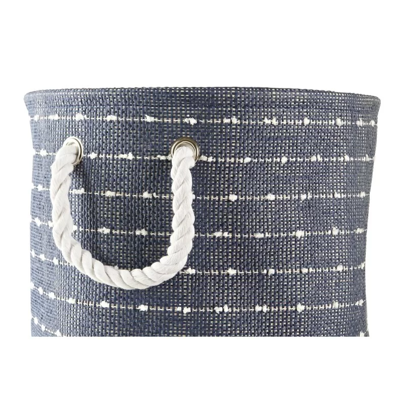 Basket set DKD Home Decor Polyester (38 x 38 x...