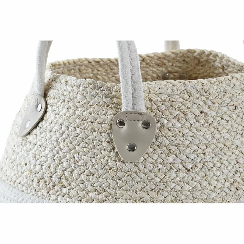 Basket DKD Home Decor 37 x 37 x 25 cm Natural...
