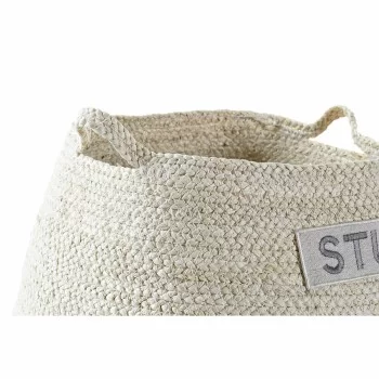 Basket set DKD Home Decor Natural Fibre (40 x 40 x 38 cm) 2