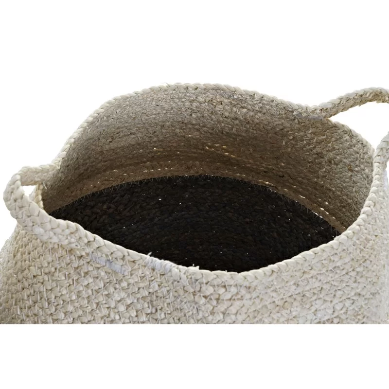 Basket set DKD Home Decor Natural Fibre (40 x...