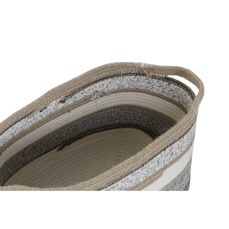 Basket set DKD Home Decor Cotton Jute (36 x 30...