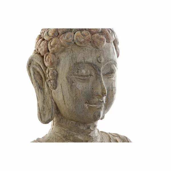 Decorative Figure DKD Home Decor Grey Buddha Resin (27,5 x 20 x 51,5 cm)
