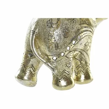 Decorative Figure DKD Home Decor Golden Elephant Colonial... 2