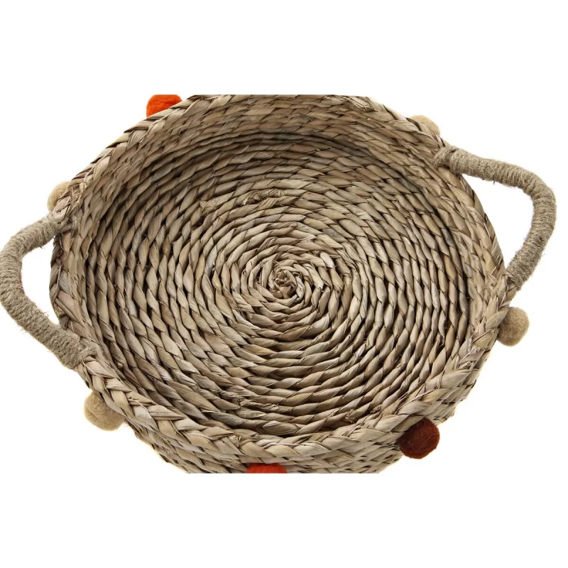 Basket set DKD Home Decor 49 x 40 x 9,5 cm...