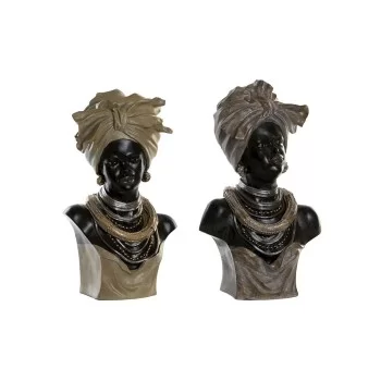 Decorative Figure DKD Home Decor Black Beige Colonial...