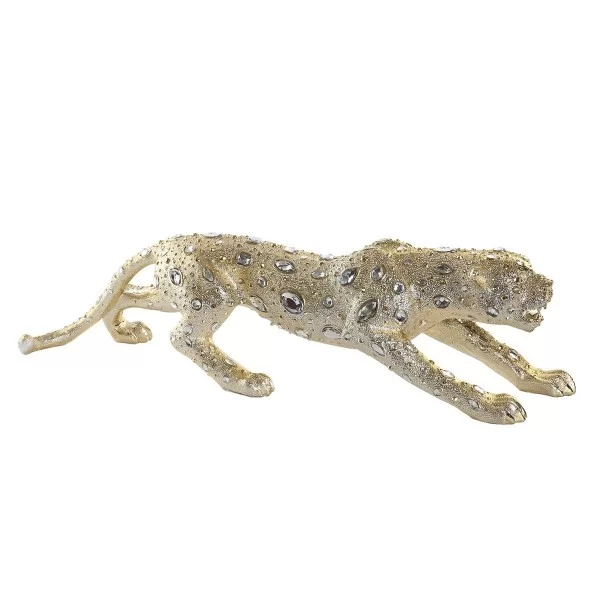 Decorative Figure DKD Home Decor Leopard Resin Colonial (82,5 x 23 x 21 cm)