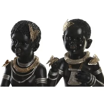 Decorative Figure DKD Home Decor 20,5 x 18 x 35 cm Black... 2